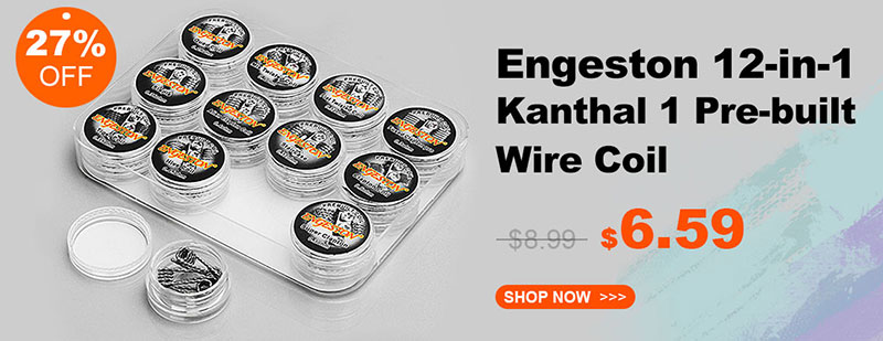 Engeston 12-in-1 Kanthal 1 Pre-built Wire Coil