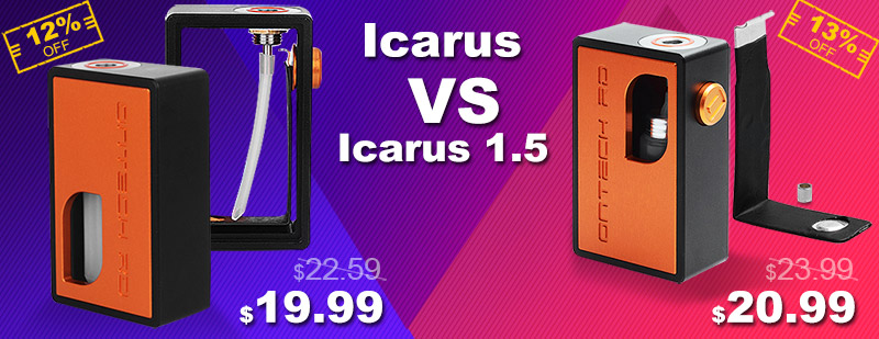 Icarus VS Icarus 1.5 - 3FVape