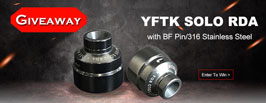 YFTK SOLO Style RDA Giveaway - 3FVape