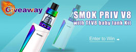 SMOK Priv V8 Kit Giveaway - 3FVape