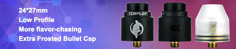 Augvepe Templar RDA with Low Profile design
