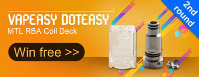 Vapeasy dotEasy MTL RBA Coil Deck Giveaway