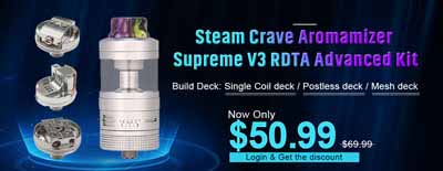 Steam Crave Aromamizer Supreme V3 RDTA Advanced Kit