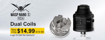 Oumier Wasp Nano S Dual-Coil RDA
