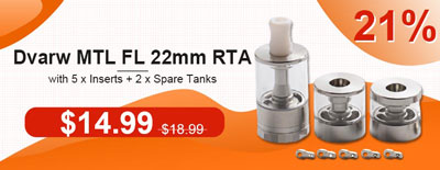 Dvarw MTL FL 22mm RTA