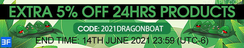 Dragon Boat Festival Coupon 2021 - 3FVAPE