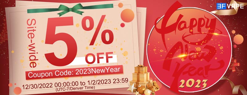 5% OFF Coupon for New Year 2023