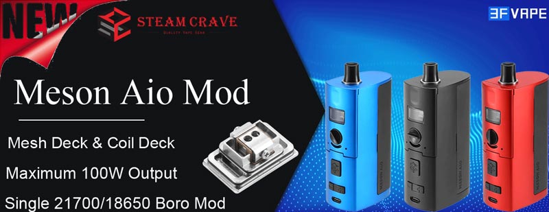 Authentic Steam Crave Meson AIO 100W Boro Mod Kit