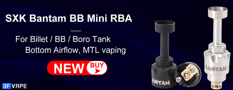 Authentic SXK Bantam BB Mini RBA Bridge for Billet / BB / Boro Tank