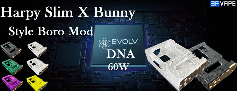 Harpy Slim X Bunny Style DNA 60W Boro Box Mod