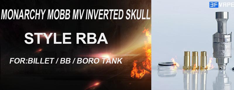 Monarchy Mobb MV Inverted Skull Style RBA Bridge Billet / BB / Boro Tank