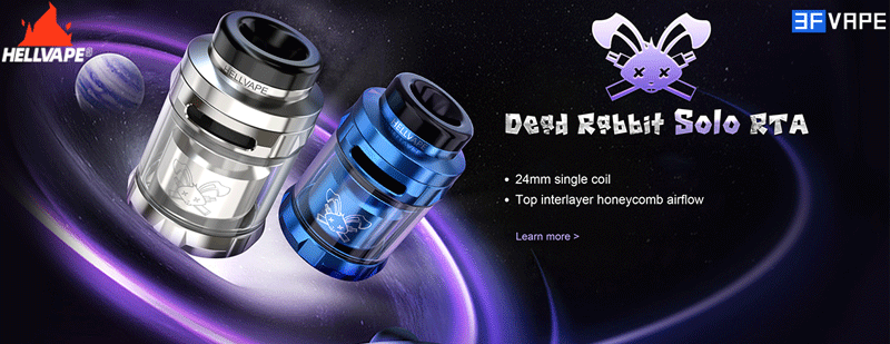 Authentic Hellvape Dead Rabbit Solo RTA Atomizer