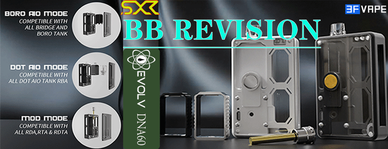 Authentic SXK BB Revision DNA60 AIO Boro Box Mod