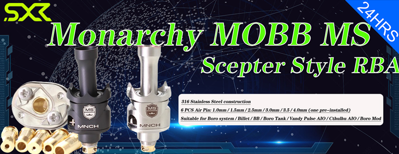 SXK Monarchy MOBB MS Scepter Style RBA Bridge for Billet / BB / Vandy Pulse AIO / Boro