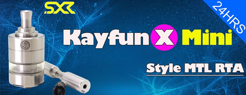 SXK Kayfun X Mini Style MTL RTA Rebuildable Tank Atomizer