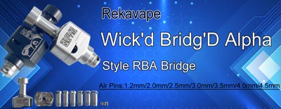 Rekavape Wick'd Bridg'D Alpha Style RBA