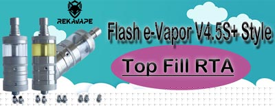 Rekavape Flash e-Vapor V4.5S+ Style 22mm 3.5ml Top Fill RTA