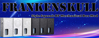 FrankenSkull Style Squonk BF Mechanical Box Mod