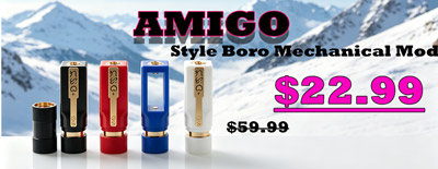 AMIGO Style Boro Mechanical Mod