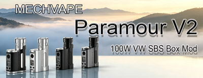 MECHVAPE Paramour V2 100W VW SBS Box Mod
