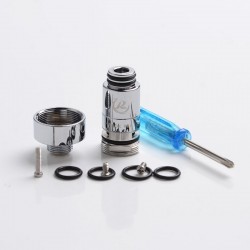 Authentic Reewape RUOK Replacement RBA Coil Head with 510 Connector Adapter for GeekVape Aegis Boost Pod System Kit
