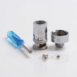Authentic Reewape RUOK Replacement RBA Coil Head with 510 Connector Adapter for Voopoo VINCI / VINCI X Pod System Kit