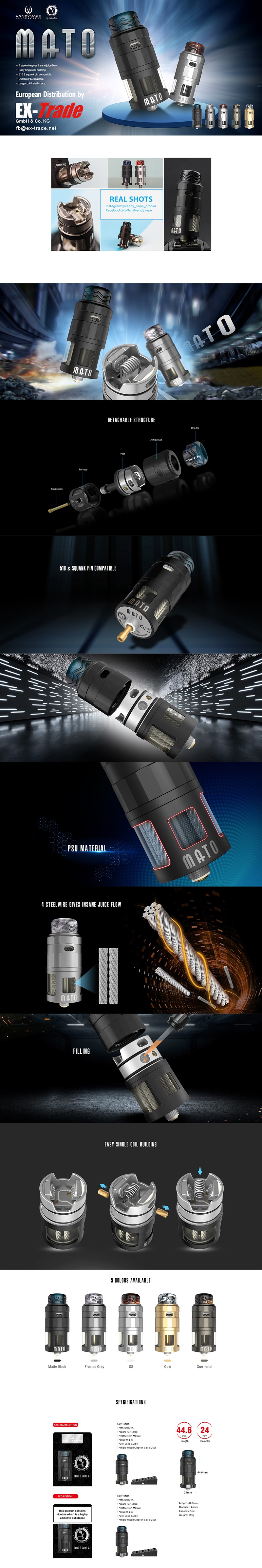 Vandy Vape Mato RDTA