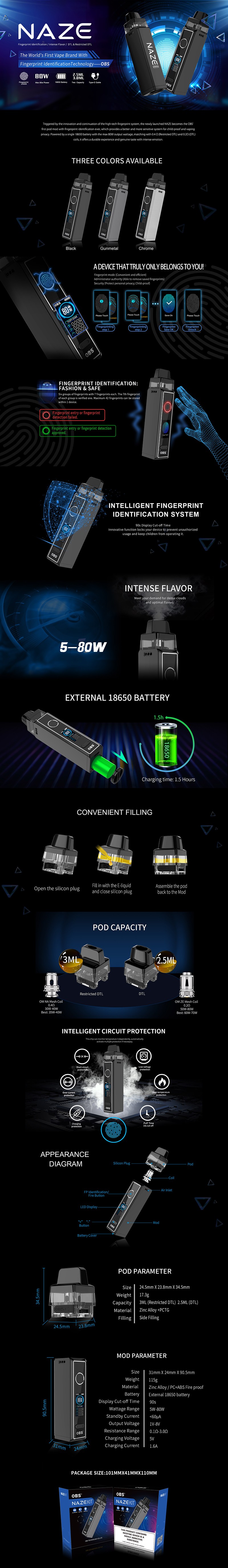 OBS Naze 80W Pod Mod