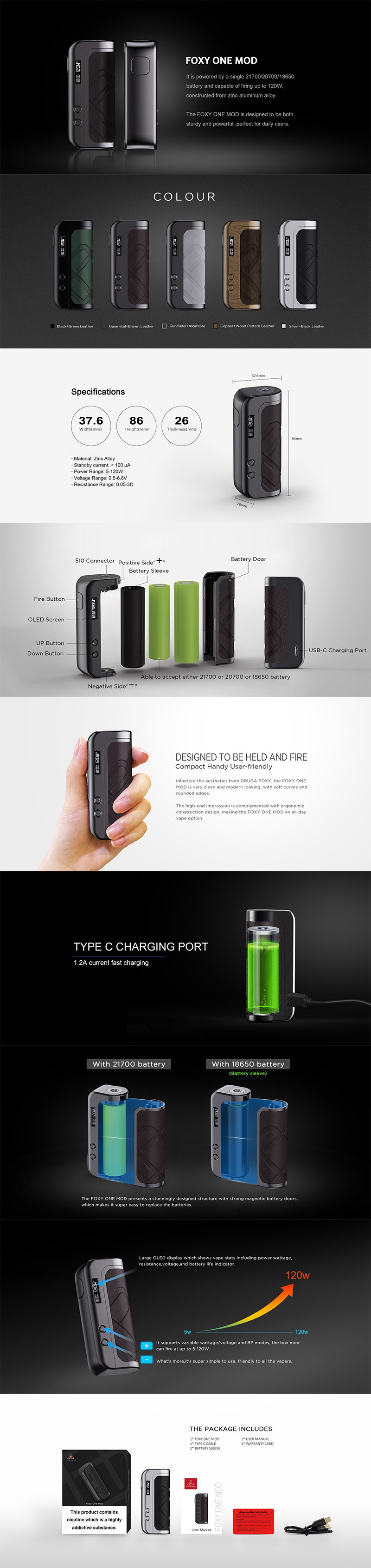 Buy Authentic Augvape Foxy One 120 Vape Box Mod Silver Black Leather ❮ ❯ кошмарный скин фокси для майнкрафт создан на основе персонажа фнаф (пять ночей с фредди) — одноглазого пирата, презирающего законы. buy authentic augvape foxy one 120 vape