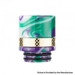 Original Reewape RS330 810 Drip Tip w/ Air Regulating Ring for RBA / RTA / RDA