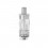 Taifun GT III Style RTA Rebuildable Tank Atomizer - Silver, 316 Stainless Steel + Glass, 5mL, 23.6mm Diameter