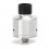 Hadaly Style RDA Silver 22mm Rebuildable Dripping Atomizer