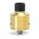 Hadaly Style RDA Golden 22mm Rebuildable Dripping Atomizer