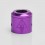Authentic 528 Customs 24mm Goon RDA Purple Gloss Top Cap + Sleeve