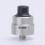 Armor 1.0 Style RDA Silver SS 22mm Atomizer with Bottom Feeder Pin
