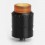 Authentic IJOYE Musketeer RDA Black SS PEI 24mm Rebuildable Atomizer