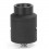 Goon 1.5 Style RDA Black 24mm Rebuildable Dripping Atomizer w/ BF Pin