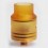 Goon 1.5 Style RDA SS PEI 24mm Rebuildable Atomizer w/ Gold Deck
