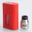 Boxer Style Red 3D Printed BF Squonk Mech Mod + Boxer Style RDA Kit
