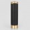 Authentic Geek Black Ring Plus Brass Hybrid Mechanical Mod