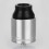 Authentic Geek Tsunami Pro 25 RDA Silver SS Rebuildable Atomizer