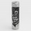 Rogue Style Engraved Silver Stainless Steel 24mm Mechanical Mod
