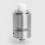 SXK Steam Tuners Style RTA Silver 316SS 3ml 22mm Rebuildable Atomizer