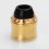 Authentic Aug Merlin Mini Gold Stainless Steel RDA Top Cap Kit