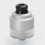 Authentic GAS Mods Nixon V1.5 RDTA Silver 22mm BF Rebuildable Atomizer