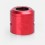 Authentic 528 Custom Red Aluminum Top Cap Sleeve for Goon 1.5 RDA