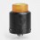 Orage Style RDA Black SS 24mm Rebuildable Dripping Atomizer w/ BF Pin