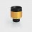 Replacement Gold Aluminum POM 17mm Drip Tip for Uwell Crown 3 Tank