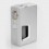 Authentic Geek Athena Silver 6.5ml 18650 Squonk Mechanical Box Mod