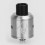 Goon Style RDA Silver SS 24mm Rebuildable Atomizer w/ 510 Drip Tip